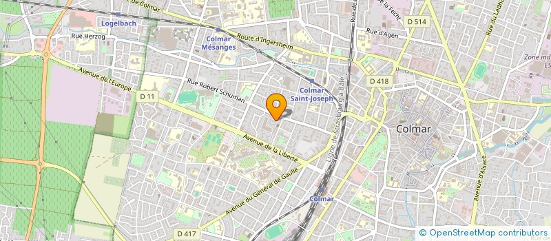 localisation de l'entreprise UNIVERS'CITE  COLMAR