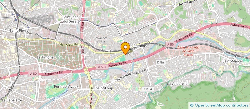 localisation de l'entreprise UNIVERS CITES  MARSEILLE