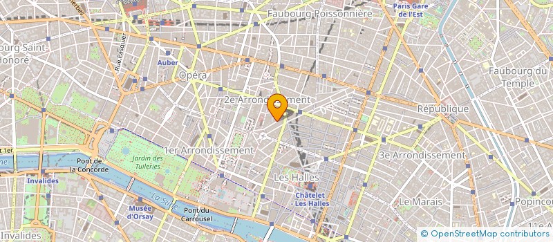 localisation de l'entreprise UNIVERS COLLECTION à PARIS