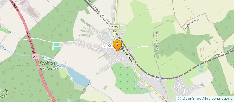 localisation de l'entreprise UNIVERS COLORATION FACADES  FARSCHVILLER