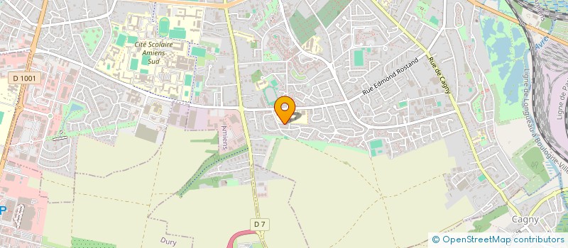 localisation de l'entreprise UNIVERS COMMUNE  AMIENS