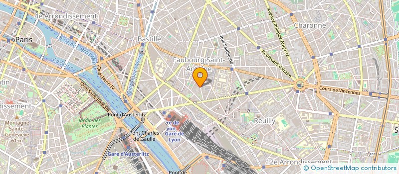 localisation de l'entreprise UNIVERS COMMUNICATION à PARIS