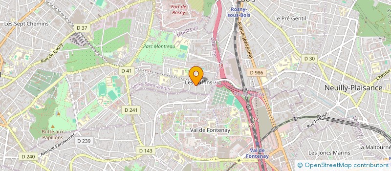 localisation de l'entreprise UNIVERS CONFORT à MONTREUIL