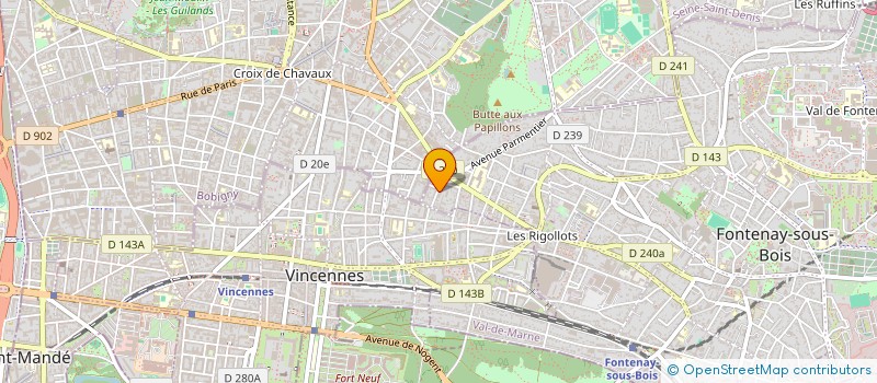 localisation de l'entreprise UNIVERS & CONSEILS à FONTENAY-SOUS-BOIS