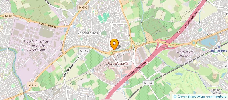 localisation de l'entreprise UNIVERS CONSTRUCTION à VENDARGUES