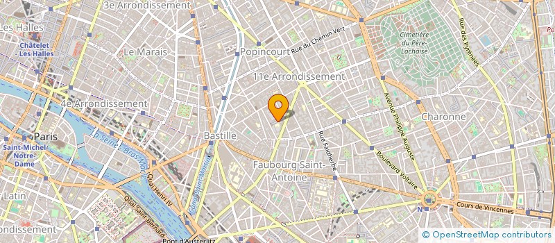localisation de l'entreprise UNIVERS CUIR à PARIS