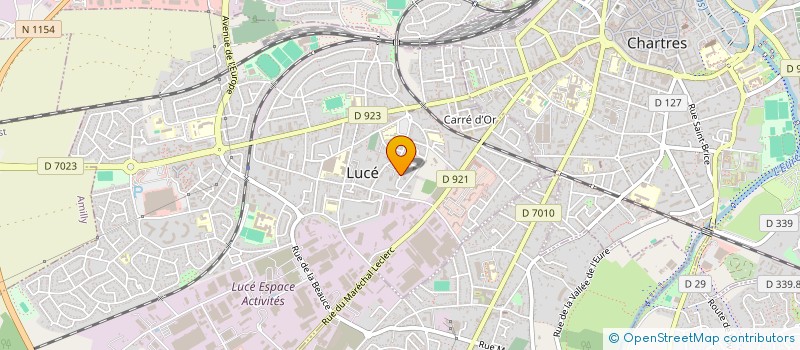 localisation de l'entreprise UNIVERS DE COIFFURE à LUCE