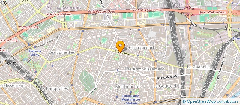 localisation de l'entreprise UNIVERS DE NETTOYAGE SERVICE  PARIS