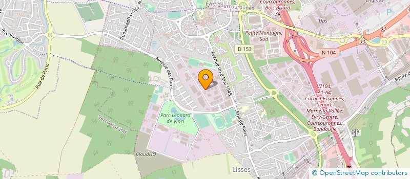 localisation de l'entreprise UNIVERS DECO  SAINT-GEORGES-DES-COTEAUX