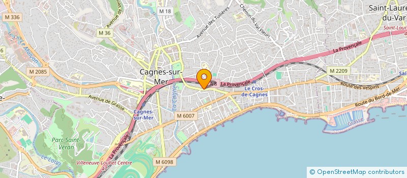 localisation de l'entreprise UNIVERS DES PETITS à CAGNES-SUR-MER