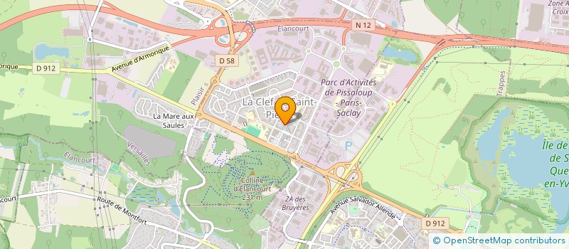 localisation de l'entreprise UNIVERS DES SAVEURS FRANCE ET ANTILLES  ELANCOURT