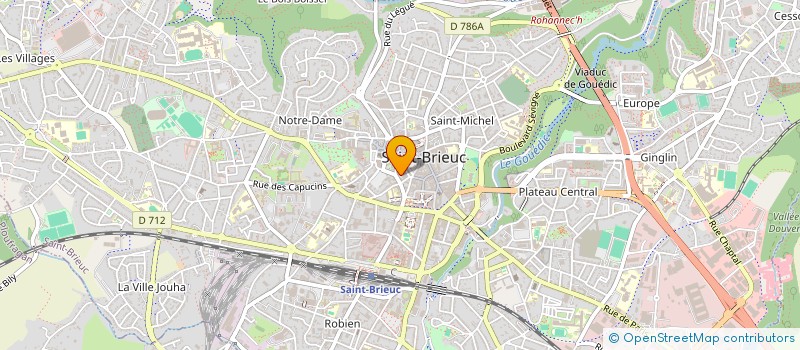 localisation de l'entreprise UNIVERS DIET à SAINT-BRIEUC