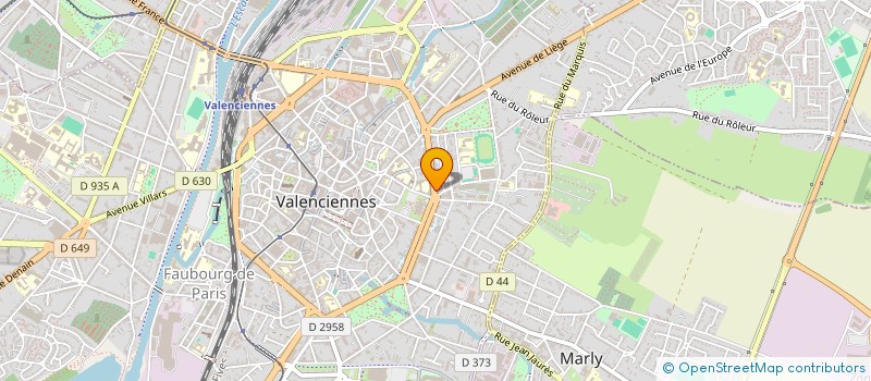 localisation de l'entreprise UNIVERS DU COMMERCE à VALENCIENNES