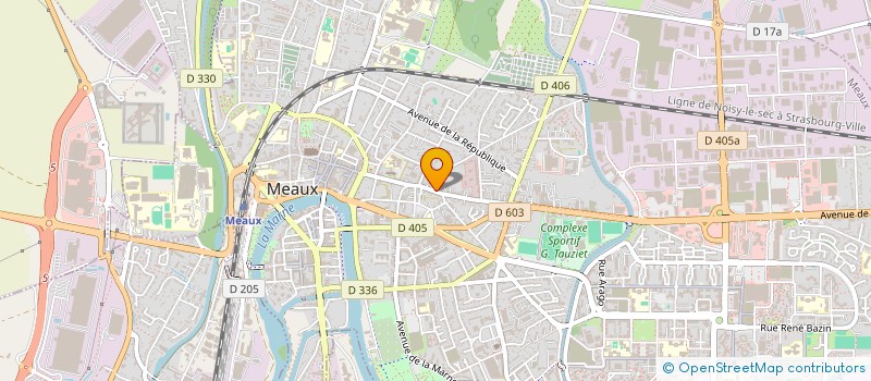 localisation de l'entreprise UNIVERS DU NET à MEAUX