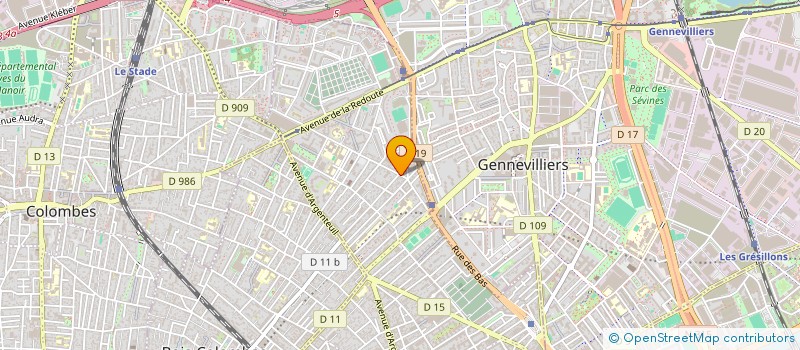 localisation de l'entreprise UNIVERS EXOTIQUE à ASNIERES-SUR-SEINE