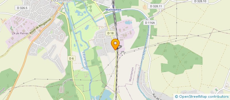 localisation de l'entreprise UNIVERS EXTERIEUR à MAINTENON