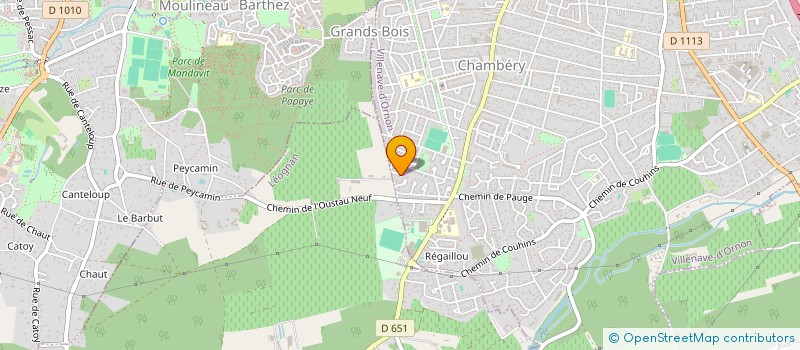 localisation de l'entreprise UNIVERS FORMATION  BORDEAUX