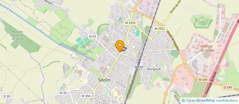 localisation de l'entreprise UNIVERS GANZA  SECLIN