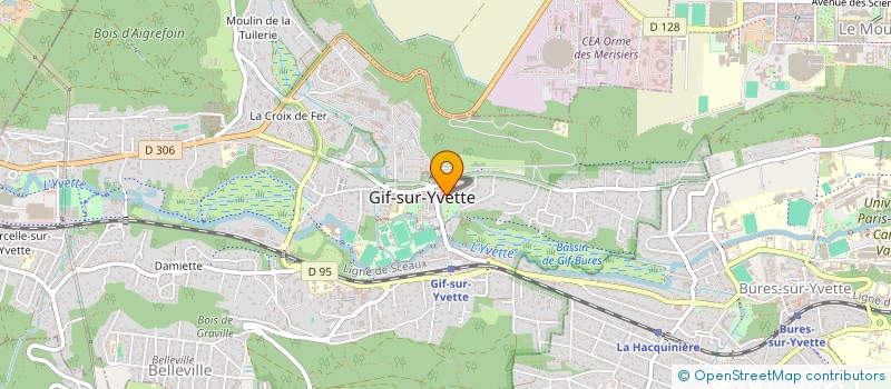 localisation de l'entreprise UNIVERS GLYCINE  GIF-SUR-YVETTE