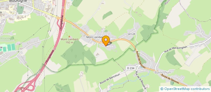 localisation de l'entreprise UNIVERS GRAPHIC  ST MARTIN BOULOGNE