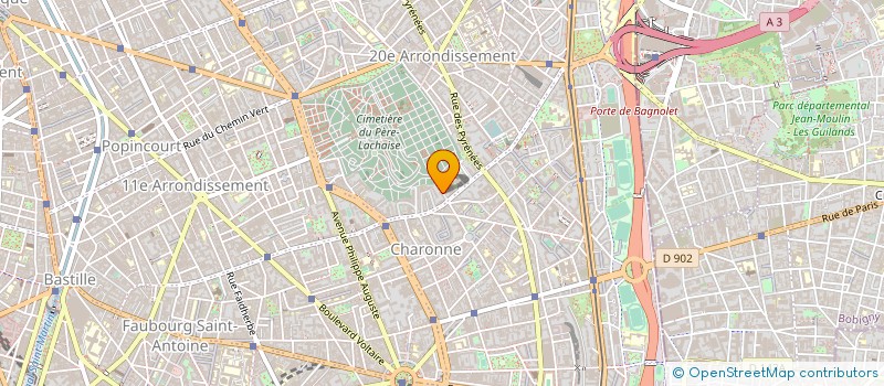 localisation de l'entreprise UNIVERS GRAPHIQUE  PARIS