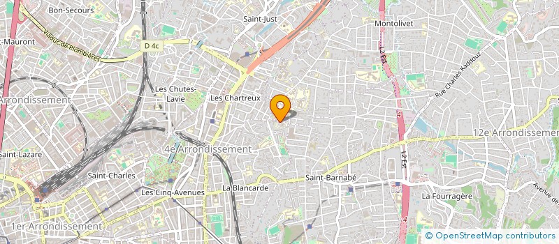 localisation de l'entreprise UNIVERS HUMAINS PROJETS ET RELISATIONS à MARSEILLE