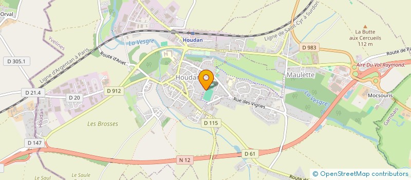 localisation de l'entreprise UNIVERS INFORMATIK  HOUDAN