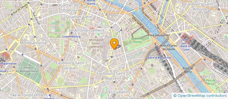 localisation de l'entreprise UNIVERS JAZZ SARL à PARIS