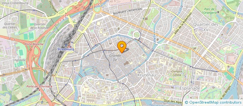 localisation de l'entreprise UNIVERS L'AUTONOMIE  STRASBOURG