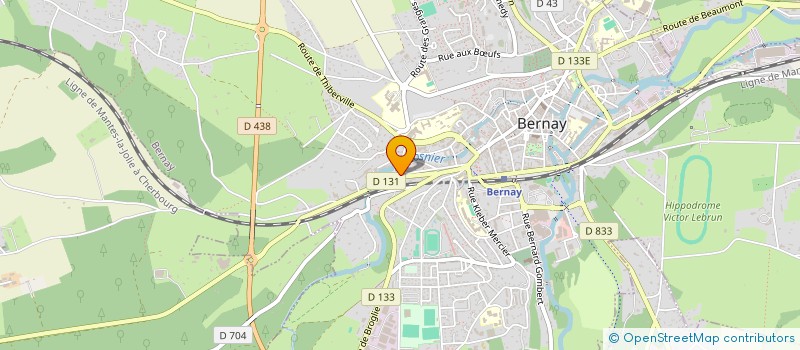 localisation de l'entreprise UNIVERS LA TERRE  BERNAY