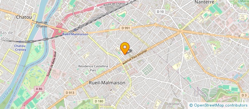 localisation de l'entreprise UNIVERS LANGUES à RUEIL-MALMAISON