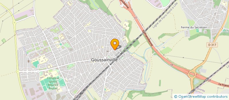 localisation de l'entreprise UNIVERS LIM à GOUSSAINVILLE
