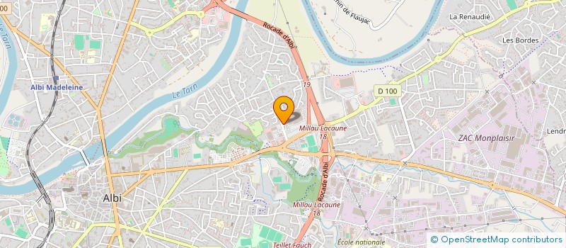 localisation de l'entreprise UNIVERS LOGEMENT  ALBI