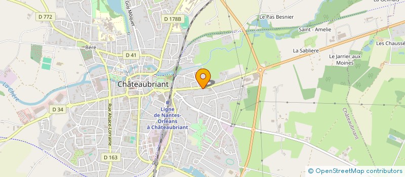 localisation de l'entreprise UNIVERS MAILLE à CHATEAUBRIANT