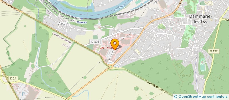 localisation de l'entreprise UNIVERS MEDICAL à DAMMARIE-LES-LYS