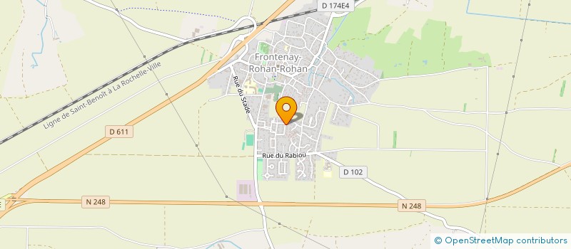 localisation de l'entreprise UNIVERS METEO  FRONTENAY-ROHAN-ROHAN