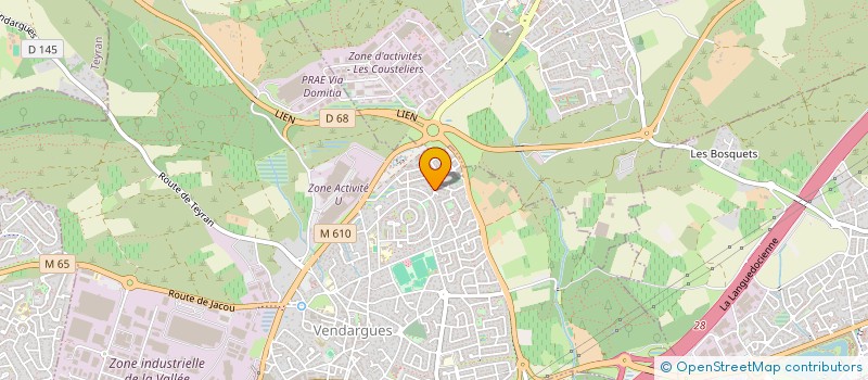 localisation de l'entreprise UNIVERS NUC à VENDARGUES