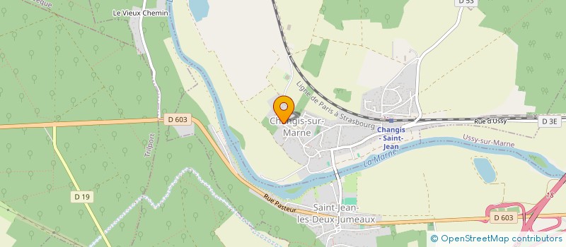 localisation de l'entreprise UNIVERS O PLANTES à CHANGIS-SUR-MARNE
