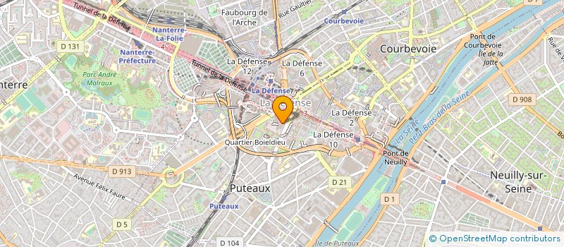 localisation de l'entreprise UNIVERS PAIE à PUTEAUX