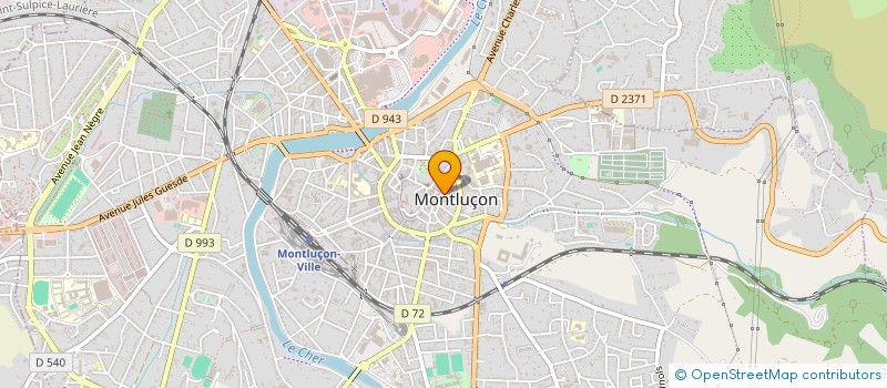 localisation de l'entreprise UNIVERS PARALLELE LE MONDE DE L'IMAGE  MONTLUCON