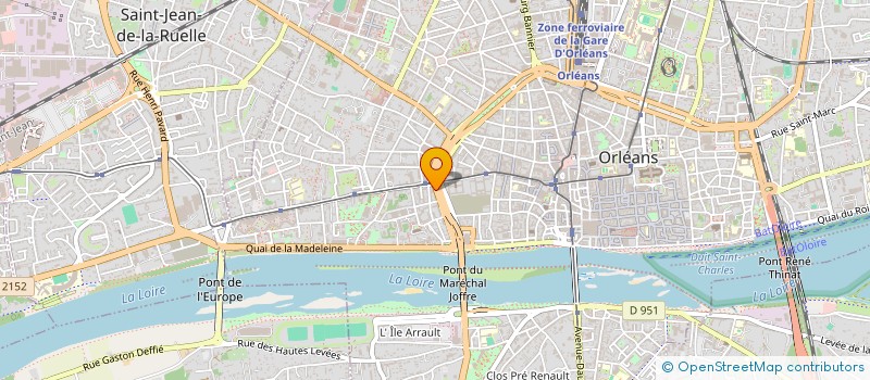 localisation de l'entreprise UNIVERS PASSIONS  ORLEANS