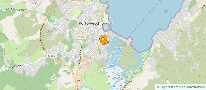 localisation de l'entreprise UNIVERS PEINTURE à PORTO VECCHIO