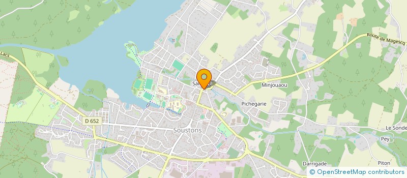 localisation de l'entreprise UNIVERS PIN à SOUSTONS