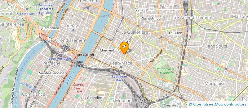 localisation de l'entreprise UNIVERS PNEUS à LYON