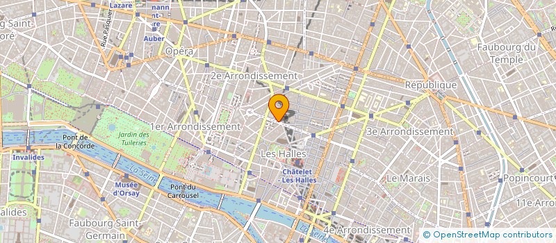 localisation de l'entreprise UNIVERS PRESSE CONSEIL  PARIS