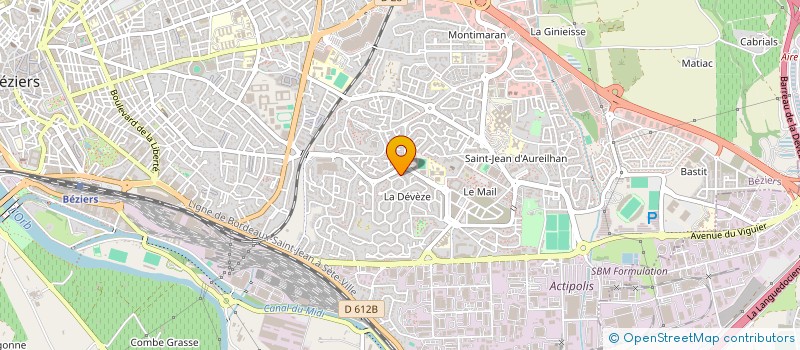 localisation de l'entreprise UNIVERS RENOVATION FRANCE  BEZIERS