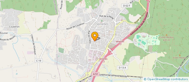 localisation de l'entreprise UNIVERS SANTE  VENELLES