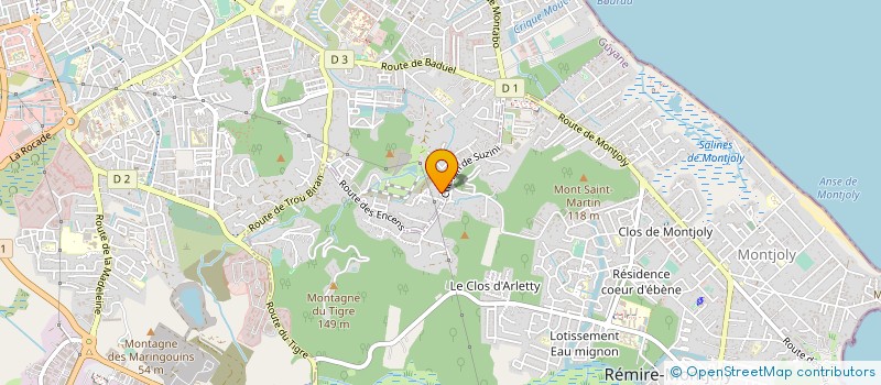 localisation de l'entreprise UNIVERS SECURITE à CAYENNE