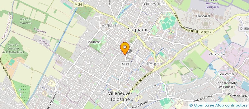 localisation de l'entreprise UNIVERS SECURITE à CUGNAUX