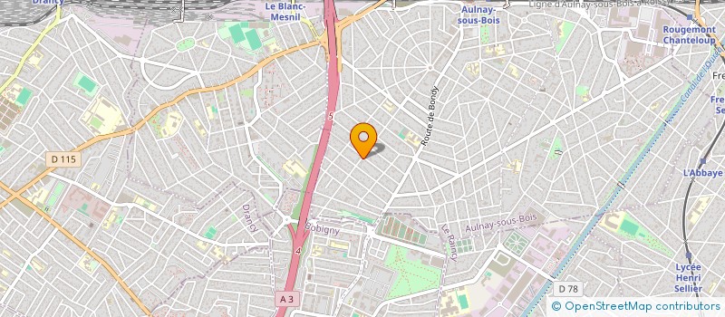 localisation de l'entreprise UNIVERS SERVICES à AULNAY-SOUS-BOIS